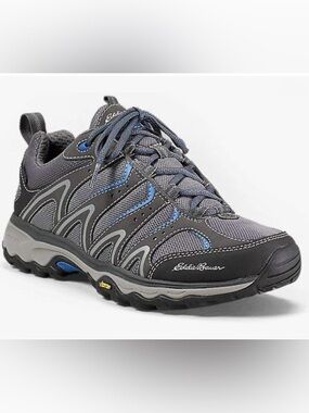Eddie Bauer Gray and Blue Men's Trail Runner Sneakers Size 13